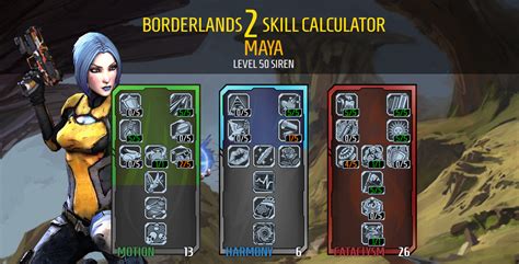 Maya • Borderlands 2 – Skill Tree Calculator .